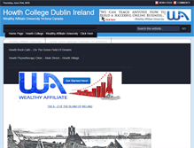 Tablet Screenshot of howthcollege.com